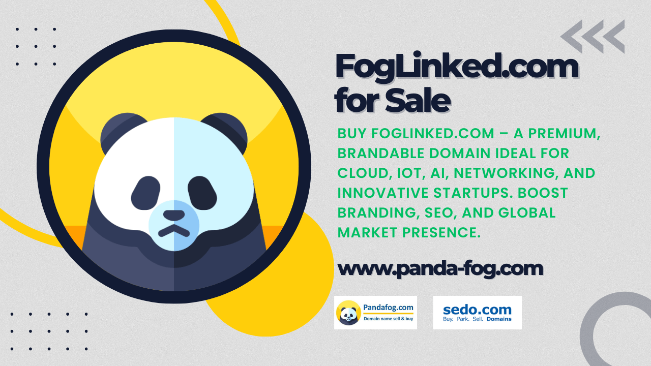 FogLinked.com Domain for Sale – A Future-Ready Brand for Tech Startups